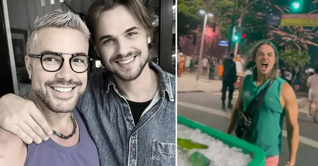 Daniel Erthal usando uma regata simples e bermuda, com o rosto levemente suado