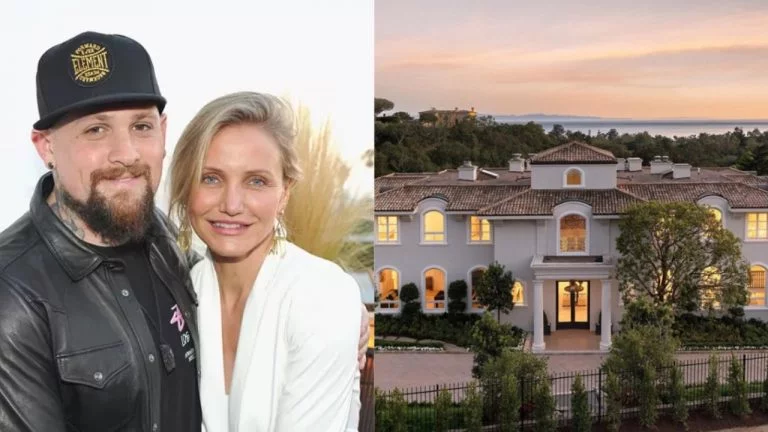 Cameron Diaz em um enquadramento m&eacute;dio, iluminada por uma luz natural suave de fim de tarde.